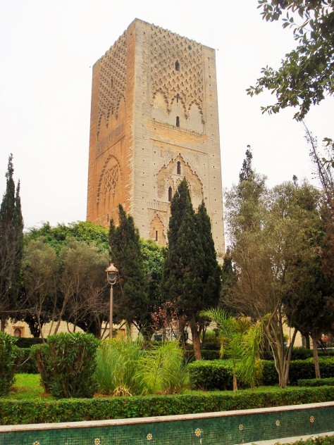 Hassan Tower and gardens, Rabat, Morocco